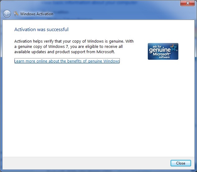 activation windows 7 free download